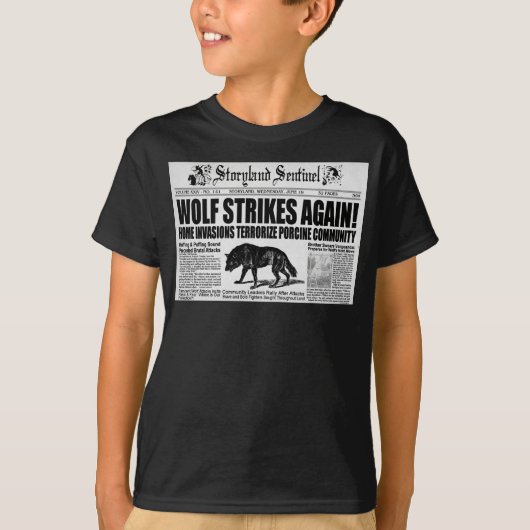 Drie kleine varkens t-shirt (Voorkant)