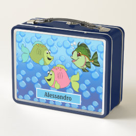 Drie Kleine Vis Metal Lunchbox