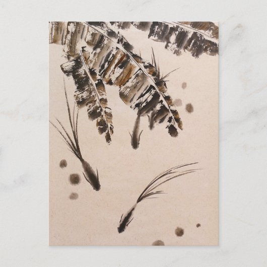 Drie kleine vissen briefkaart (Voorkant)