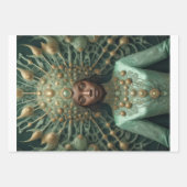 Drie kleuren, één mensheid - inpakpapier vel (Voorkant)