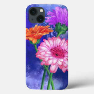 Drie kleuren Gerberas iPhone Case