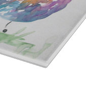 Drie kleurrijke dansschapen snijplank (Hoek)