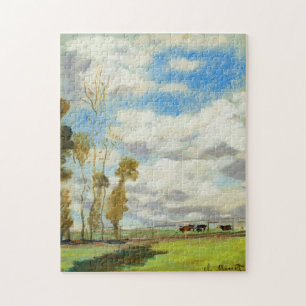 Drie Koeien in een pasta Monet Fine Art Legpuzzel