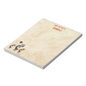 Drie Kokopelli speelt de flank Notitieblok (Gedraaid)