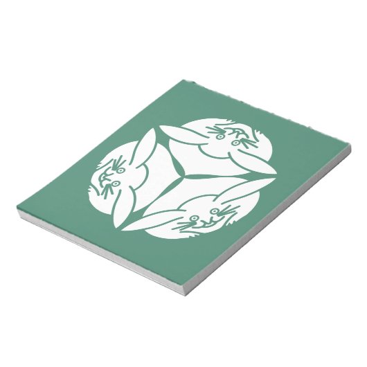 Drie konijnen notitieblok (Gedraaid)