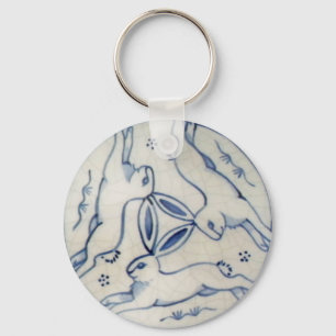 Drie konijnen, oud design op Sleutelhanger