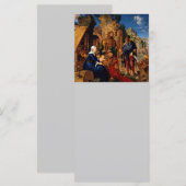 Drie Koningen aanbidden het kindje Jezus (Voorkant / Achterkant)