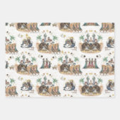 Drie koningen in Bethlehem Inpakpapier Vel (Voorkant)