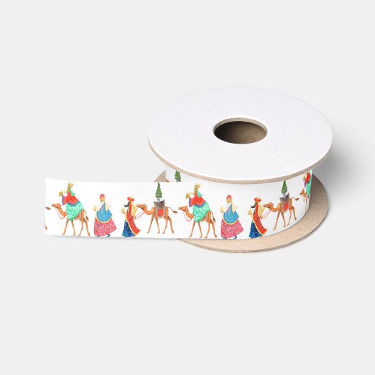 Drie Koningen | Kerst | lint van satijn (Spoel)