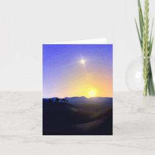 Drie Koningen Komeet Kerst Kaart