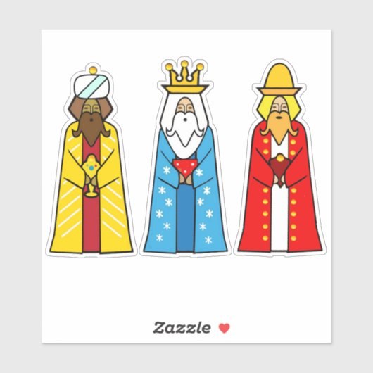 Drie Koningen Sticker (Vel)
