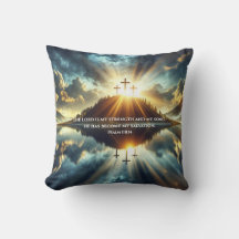 Drie kruisen bij een meer