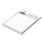 Drie kruisen gepersonaliseerd notitieblok (Gedraaid)