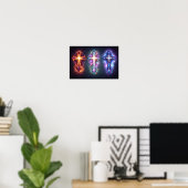 Drie Kruisen Kunst Poster (Thuiskantoor)