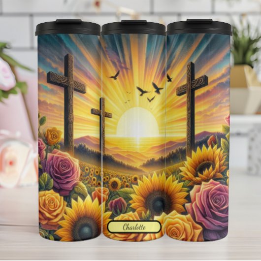 Drie kruisen Sunset Floral Radiance Thermosbeker