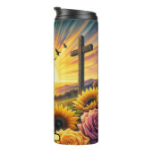 Drie kruisen Sunset Floral Radiance Thermosbeker (Geroteerd rechts)