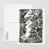 Drie kwart briefkaart (Voorkant / Achterkant)