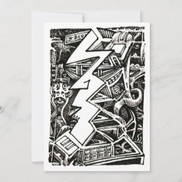 Drie kwart flatkaart