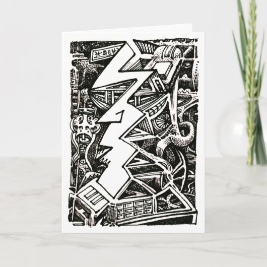 Drie kwart kaart (Voorkant)