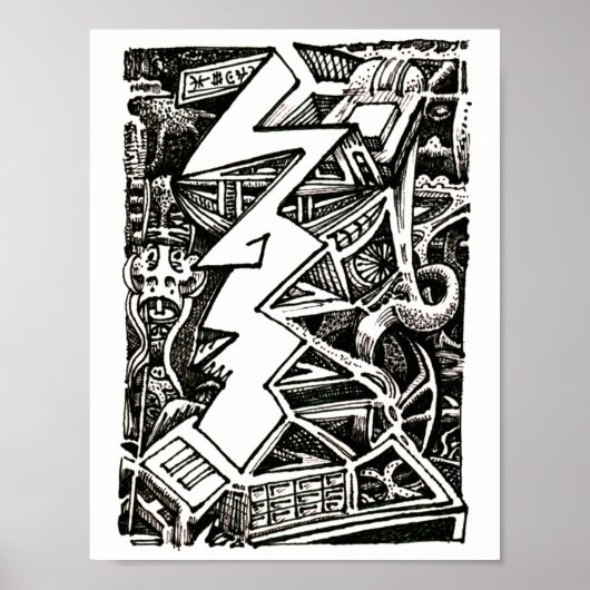 Drie kwart poster (Voorkant)