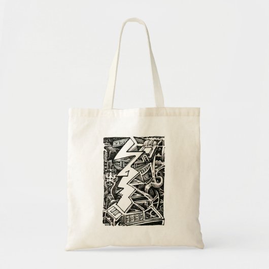 Drie kwart tote bag (Voorkant)