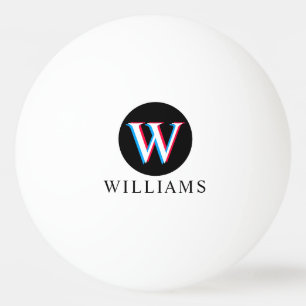Drie-laagkleuren monogram pingpongbal pingpongballen