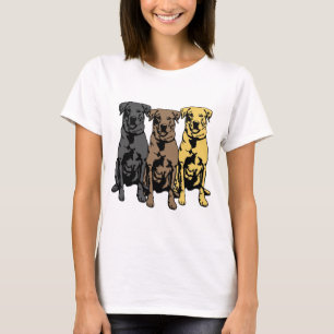 Drie labrador rekruters! t-shirt
