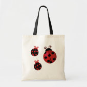 Drie Ladybugs Tote Bag (Voorkant)