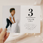 Drie landschapsfoto uitnodiging