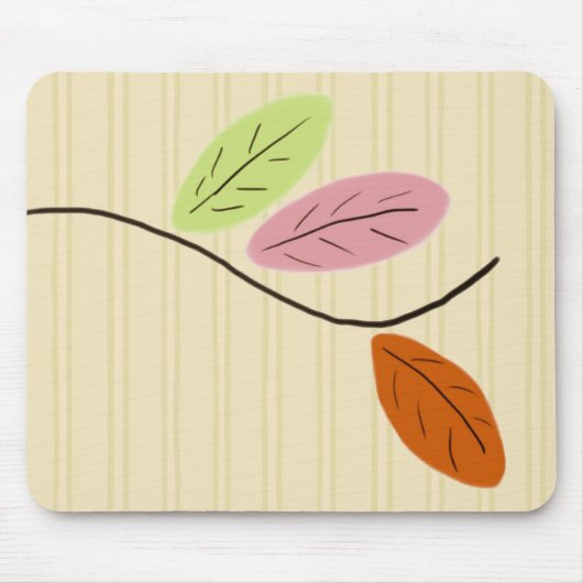 Drie Leaves Mousepad Muismat (Voorkant)