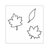 Drie lederen beschreef kunststempel 	rubberstempel (Afrduk)