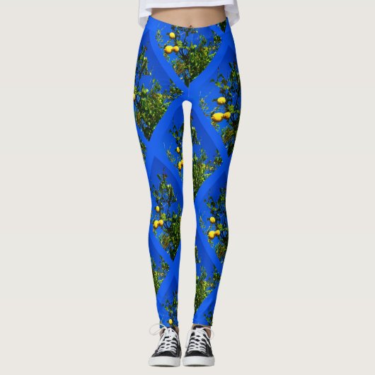Drie Leggings van de Siciliaanse Lemons (Voorkant)