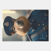 Drie leuke Capybara Afbeeldingen, Inpakpapier Vel (Voorkant 3)