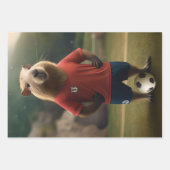 Drie leuke Capybara Afbeeldingen, Inpakpapier Vel (Voorkant)