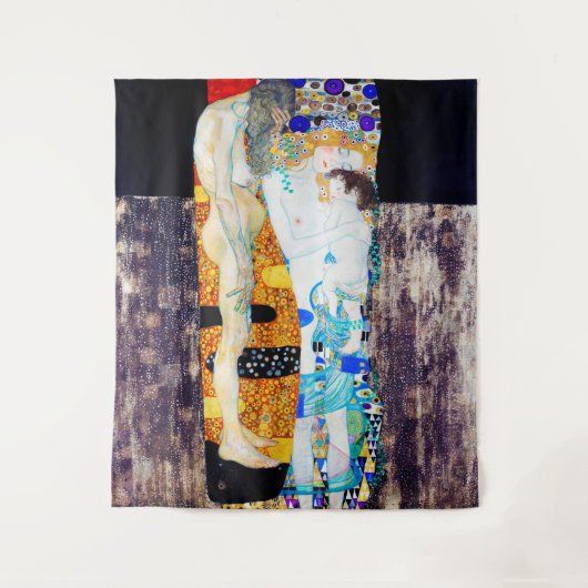 Drie levensjaren, Gustav Klimt Wandkleed (Voorkant)