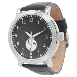 Drie linksdraaiende zwammen (Jinuki) Horloge