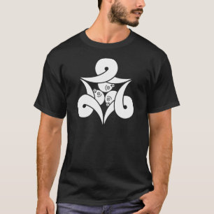 Drie loopvogels in het wild levende ganzen, naar b t-shirt