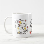 Drie Lucky Cats Cup Koffiemok (Links)