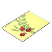 Drie Lucky Ladybugs Notitieboek (Linkerzijde)