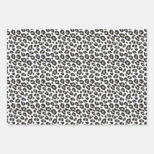Drie luipaard inpakpapier vel (Voorkant 3)