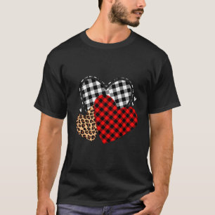 Drie luipaarden hebben de dag rood geplakt t-shirt