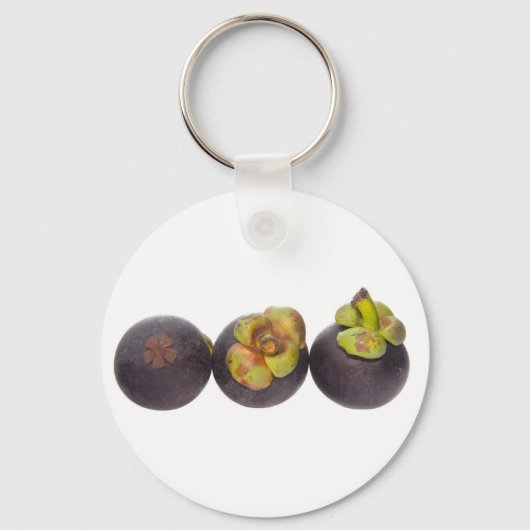 Drie Mangosteen Sleutelhanger (Voorkant)