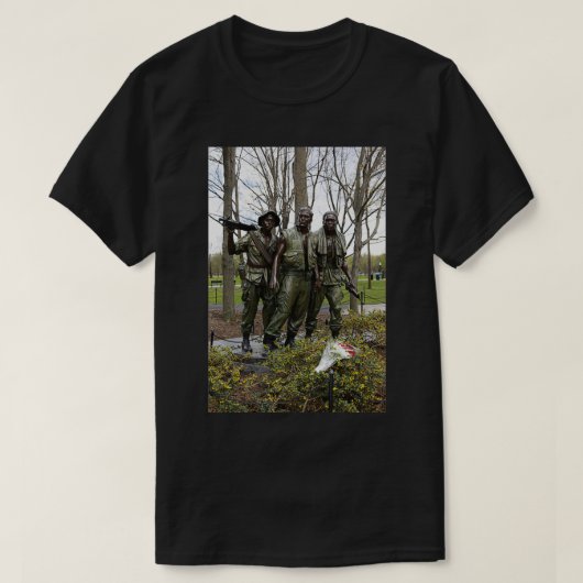 Drie Mannen bloemen T-shirt (Design voorkant)