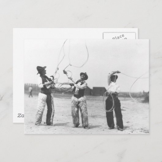 Drie mannen. briefkaart (Voorkant / Achterkant)