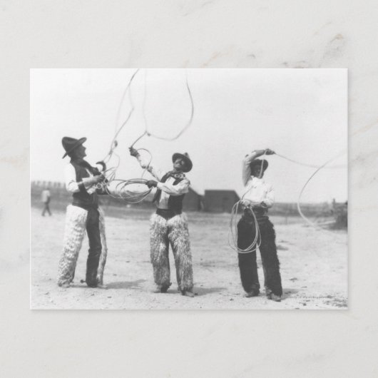 Drie mannen. briefkaart (Voorkant)