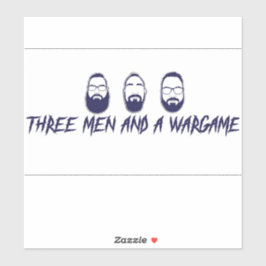 Drie Mannen Decal Sticker