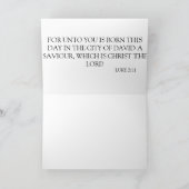 Drie Mannen Feestdagen Kaart (Binnen)