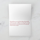 Drie Mannen Feestdagen Kaart (Binnen)