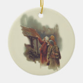 Drie Mannen Keramisch Ornament (Voorkant)