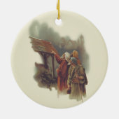 Drie Mannen Keramisch Ornament (Achterkant)